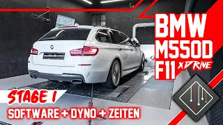 BMW M550d F11 | Stage 1 Chiptuning - Dyno - 100-200 | mcchip-dkr