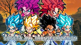 Gogeta all transformation | sprite animation