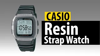 Casio Resin Strap Watch W96H-1AVES