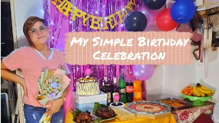 MY SIMPLE BIRTHDAY CELEBRATION (Alamin kung ilang beses ako nag blow ng candles 😆😁) #myday #Birthday