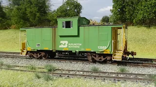 Weathering A BN Caboose!  Tangent BN WV Caboose #12555