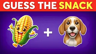 Guess the Snack by Emoji 🍟 | Emoji Quiz