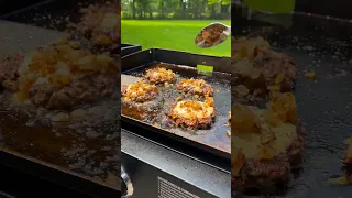 Making Smash Burgers on the Griddle 🔥