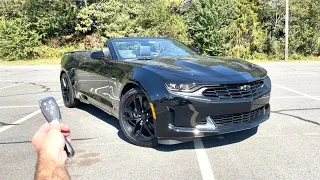 2023 Chevrolet Camaro Convertible 2LT RS: Start Up, Exhaust, Test Drive, POV and Review