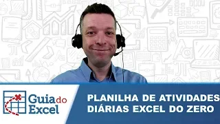 Planilha de atividades diárias Excel do zero