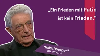 "Putin hat alle Verträge seit 1990 gebrochen" - Gerhart Baum im Gespräch | maischberger. die woche