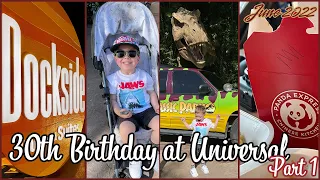Day 1 | It's Sam's birthday! | Islands of Adventure for Early Park Admission | Panda Express