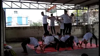 15 🇮🇳August celebration 🇮🇳 English medium girls schoo create by yoga teacher