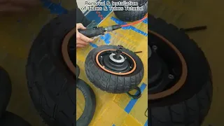 KugooKirin G2Pro=KuKirin G2Pro - Inner tube&tires of Rear Wheel Replacement Tutorial