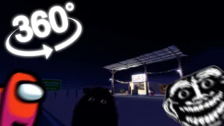 360º VR | ESCAPING from NEXTBOTS in a DESERT GAS STATION | Your car broke...