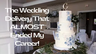 BAS RELIEF FRENCH COUNTRY WEDDING CAKE| A Delivery ALMOST Ended My Career! |Cake Decorating Tutorial