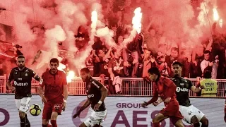 ASSE - NICE : ÉNORME CRAQUAGE DES SUPPORTERS STÉPHANOIS ! + Tifo et ambiance