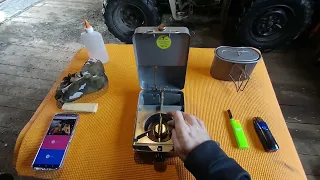 vulcano 225 alcohol stove boil test and overview
