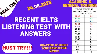 IELTS Listening Practice Test 2023 with Answers | 24.08.2023