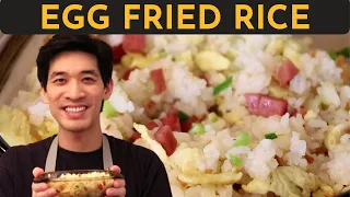 The BEST EVER Egg Fried Rice with Luncheon Meat (NO SOY SAUCE or WOK) - Super Easy Meal | Danlicious