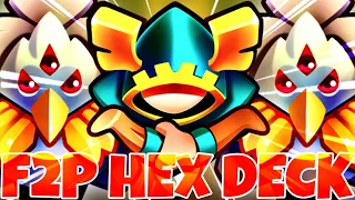 THIS F2P HEX DECK IS INSANE! | BEST F2P HEX Deck EVER! | Rush Royale