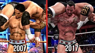 The Evolution Of CM Punk G.T.S ( Smackdown vs RAW 2008 To WWE 2K18 )