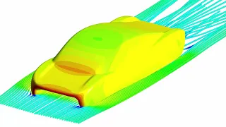 Post Processing for the Aerodynamic Analysis of a Solar Car in ANSYS Fluent - Part 4