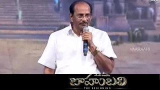 V. Vijayendra Prasad Speech @ Baahubali Audio Launch - Prabhas, SS Rajamouli