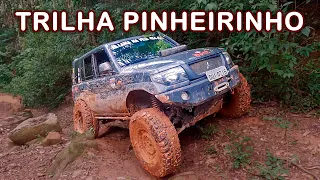 TRILHA DO PINHEIRINHO - Off Road 4X4 na Serra da Cantareira (CHEROKEE e PAJERO TR4)
