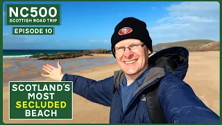 Scotland's Most SECLUDED & IDYLLIC Beach | Walking Solo to SANDWOOD BAY | NC500 E10