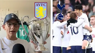 Aston Villa 4-0 Tottenham Hotspurs - Watch Along Highlights