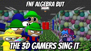 Technological Chaos! | FNF Algebra but the 3D Gamers sing it