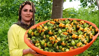 Picking Vegetables and Making Persian Green Salt - Dalaar