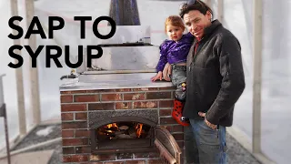 Homemade Brick Maple Evaporator | Ultra Fast and Extreme Efficiency
