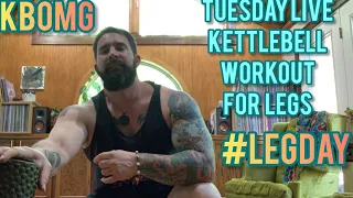 FOLLOW ALONG KETTLEBELL MUSCLE BUILDING WORKOUT from KBOMG :  #2 The "Leg Crusher"