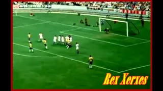 Brazil Vs Czechoslovakia 1970 WC Rivelino Free Kick HD