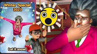 Scary Teacher 3D ।। miss T STORY OF SNOW BLOWER Walkthrough (iOS Android)#scaryteacher#funny#shorts