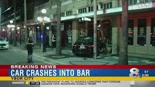 Car crashes into Ybor City bar