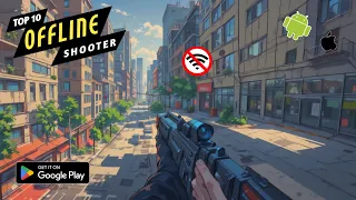 Top 10 BEST FPS Games On Android/IOS 2024 (OFFLINE)