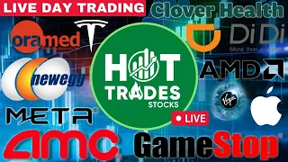 AMC Short Squeeze - AMC Entertainment | Day Trading Live - AMC, GME, XELA, MRIN CCIV stock