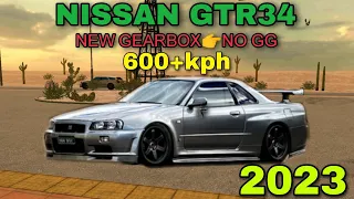 car parking multiplayer gearbox settings for nissan gr34 600+kph top speed