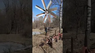 Ветряк для аэрации водоема