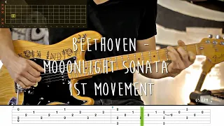 Beethoven - Moonlight Sonata (1st Movement) Full Lesson with Tabs