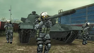 Metal Gear Solid: Peace Walker Walkthrough -  Tank battle T72U