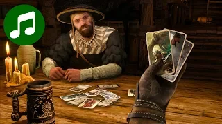 WITCHER 3 Ambient Music & Ambience 🎵 Gwent at the Tavern (Gaming Music | Witcher 3 Soundtrack | OST)