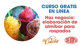 Curso, elaboración de almibar para raspados