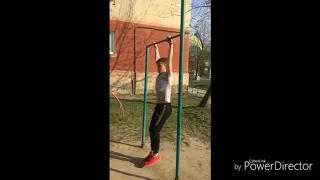 Мой 2-ух месячный прогрес в переднем висе | My 2-month progress in the front lever