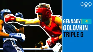 A 22-year-old Gennady Golovkin wins silver at Athens 2004!