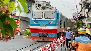 TRAINS IN VIETNAM 2023 - Những chuyến tàu hoả trên tuyến đường sắt Bắc Nam thật đẹp