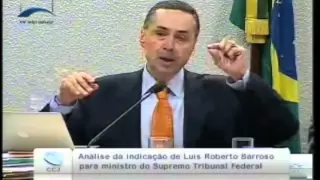 Sabatina | Luís Roberto Barroso responde perguntas do senador Pedro Taques em sabatina na CCJ