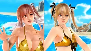 Marine Dreamin' [ 2K MMD DOA ] - Honoka & Marie Rose