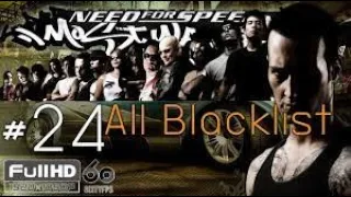 Need For Speed   Most Wanted ALL BLACKLIST 「 1080 60 」