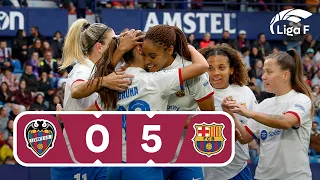 Resumen del Levante UD vs FC Barcelona | Jornada 22 | Liga F