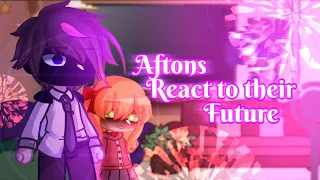 Aftons Reacts to their future!! /  FNaF AU / Gacha Club /