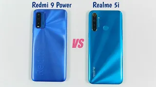 Redmi 9 Power vs Realme 5i Speed Test & Camera Test